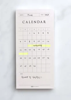 Pop-up Standing Schedule Memo Pad