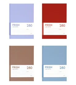 Prism B6 280p Hardcover Lined Notebook v3