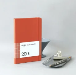 Prism 200p Hardcover Band Grid Notebook