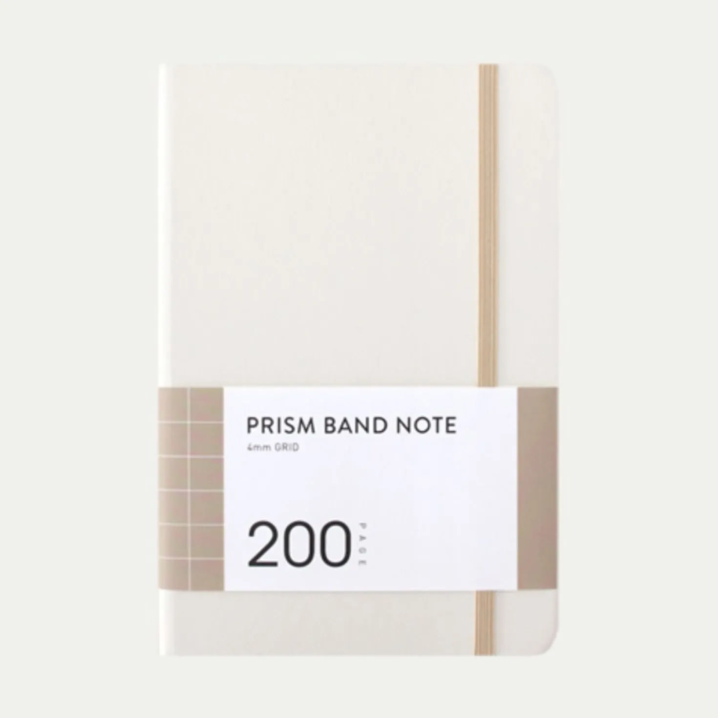 Prism 200p Hardcover Band Grid Notebook