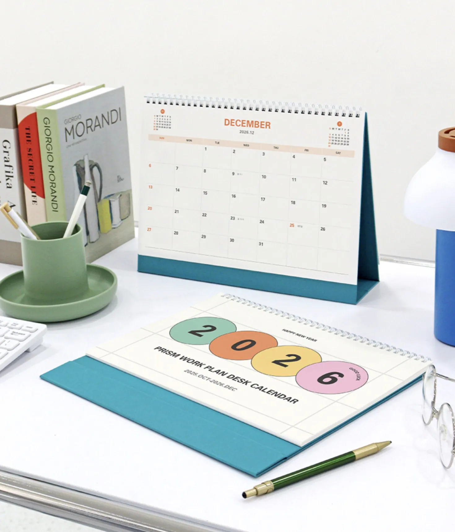 2026 Prism Work Plan Desk Calendar