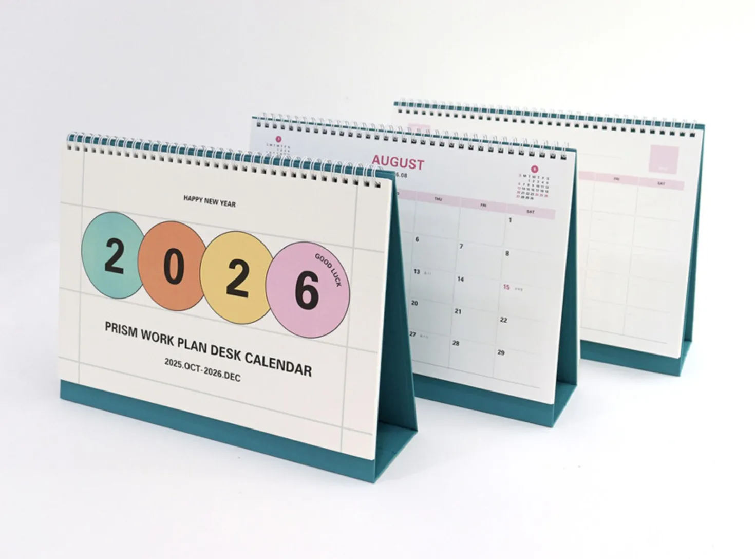 2026 Prism Work Plan Desk Calendar