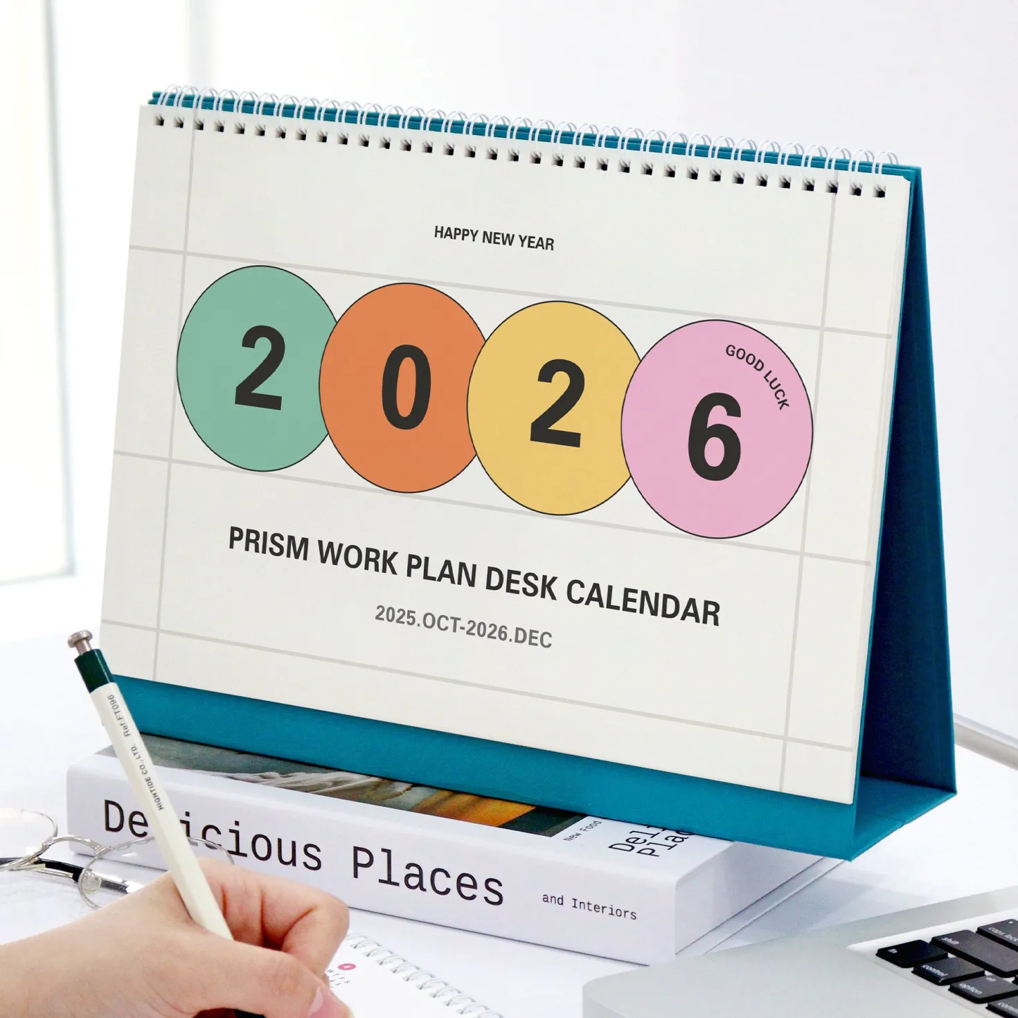 2026 Prism Work Plan Desk Calendar