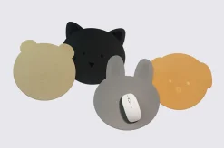 Puppy Vegan Leather Mouse Pad
