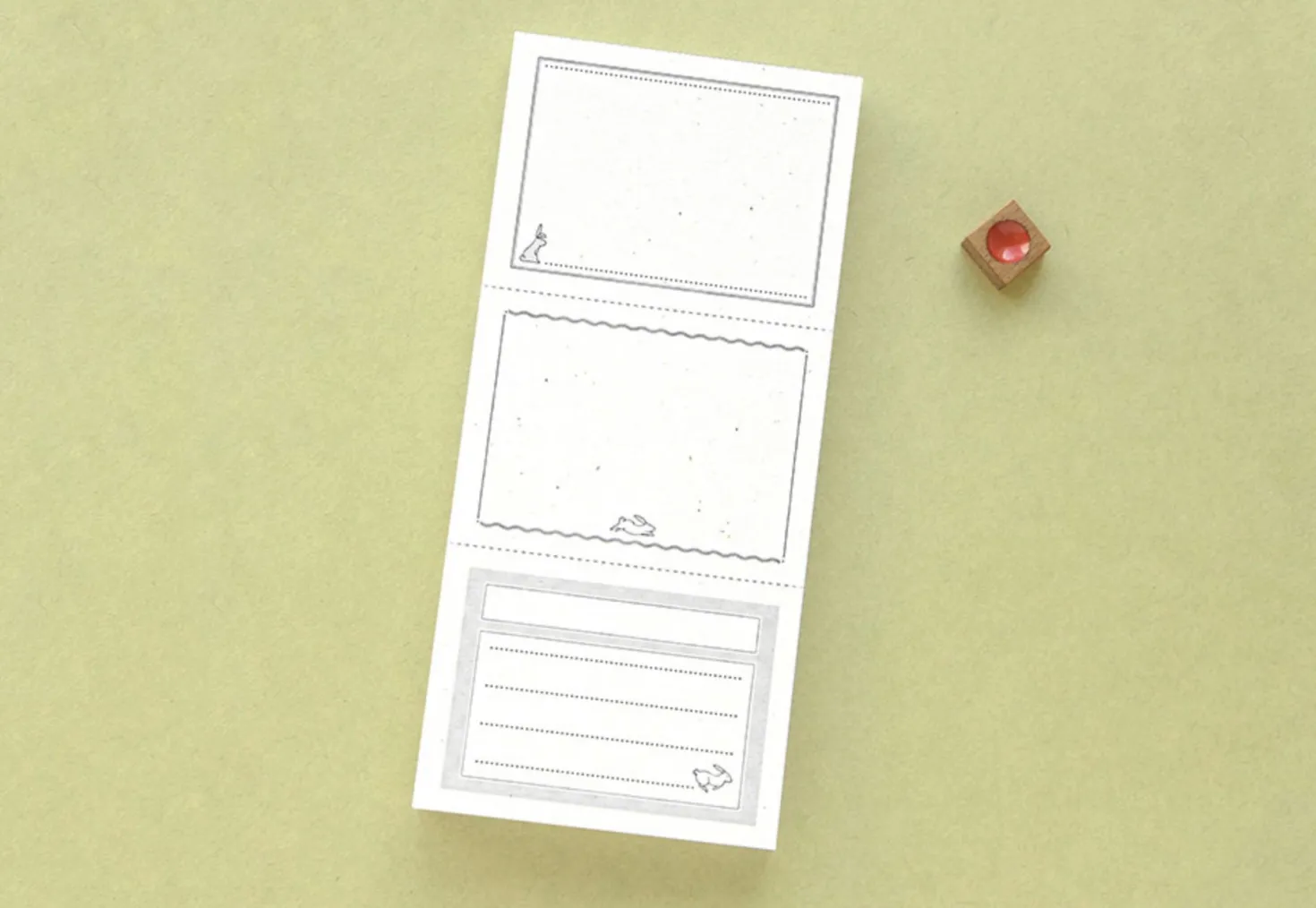 Rabbit Archiving Memo Pad