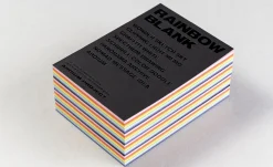 Rainbow Blank Colorful Notebook