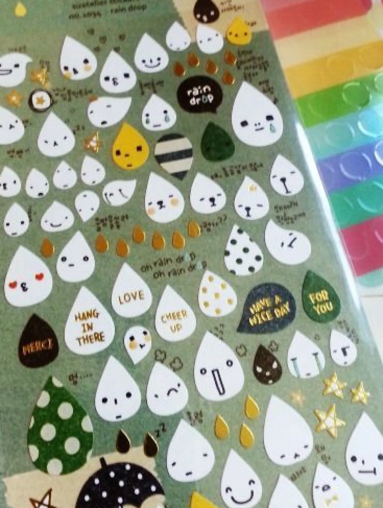 Raindrop Deco Sticker
