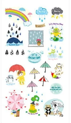 Rainy Day Deco Sticker