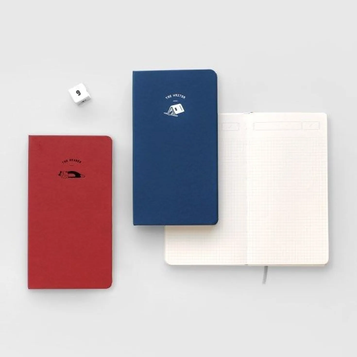 Reader and Writer Handy Grid Notebook
