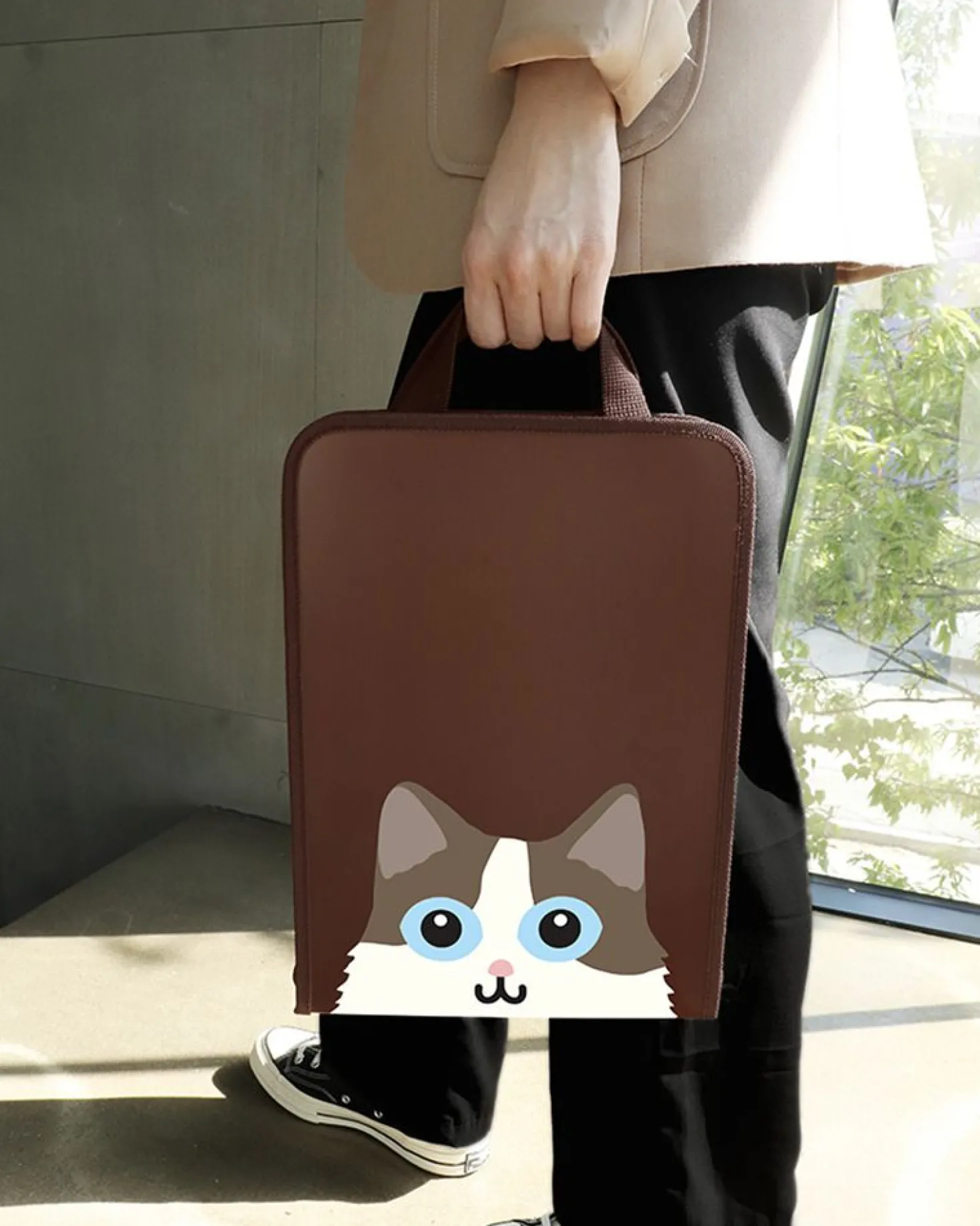 Reading Pet Zip Closure Document Bag