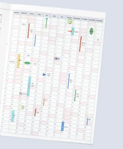 2026 Record On A4 Monthly Planner
