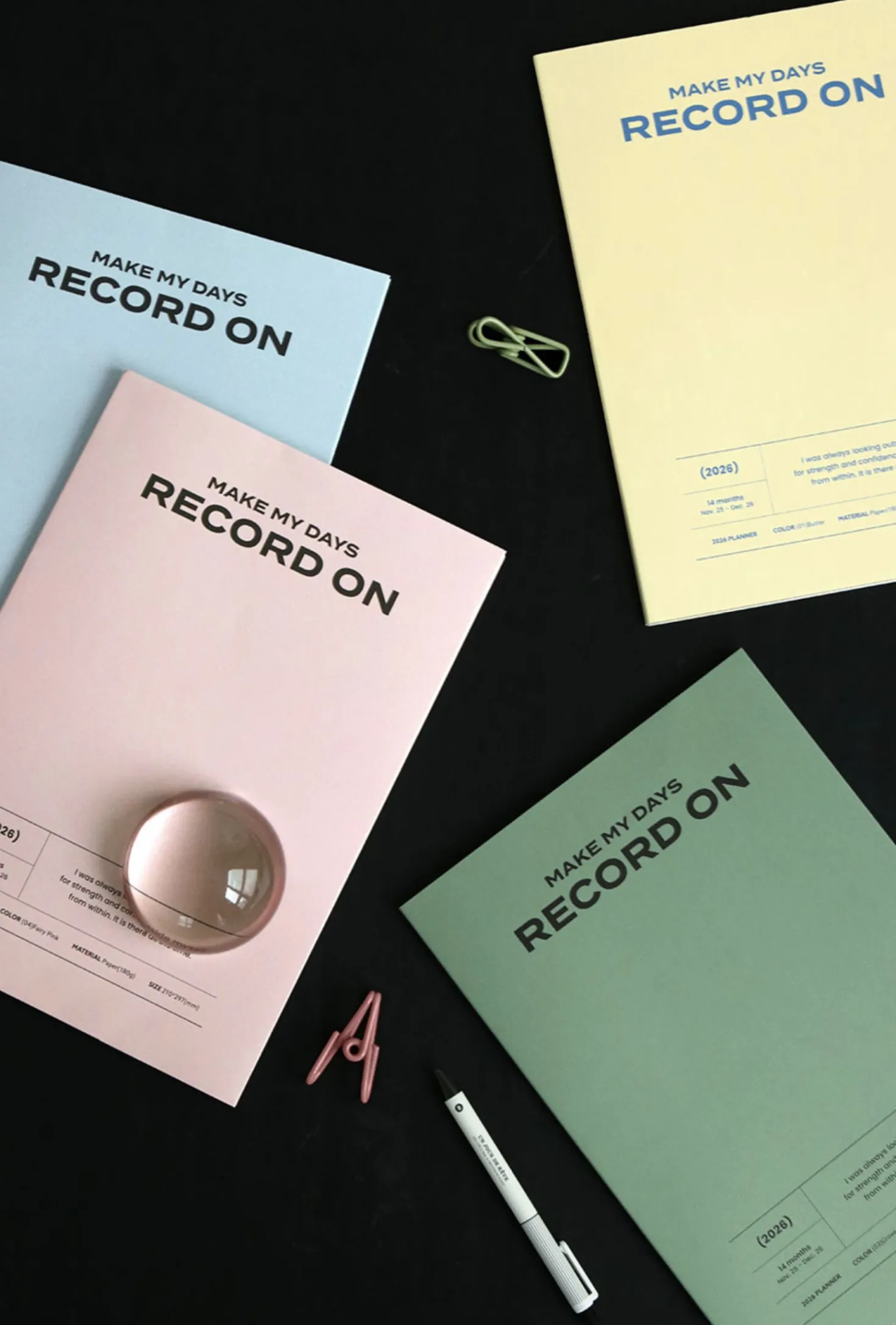 2026 Record On A4 Monthly Planner