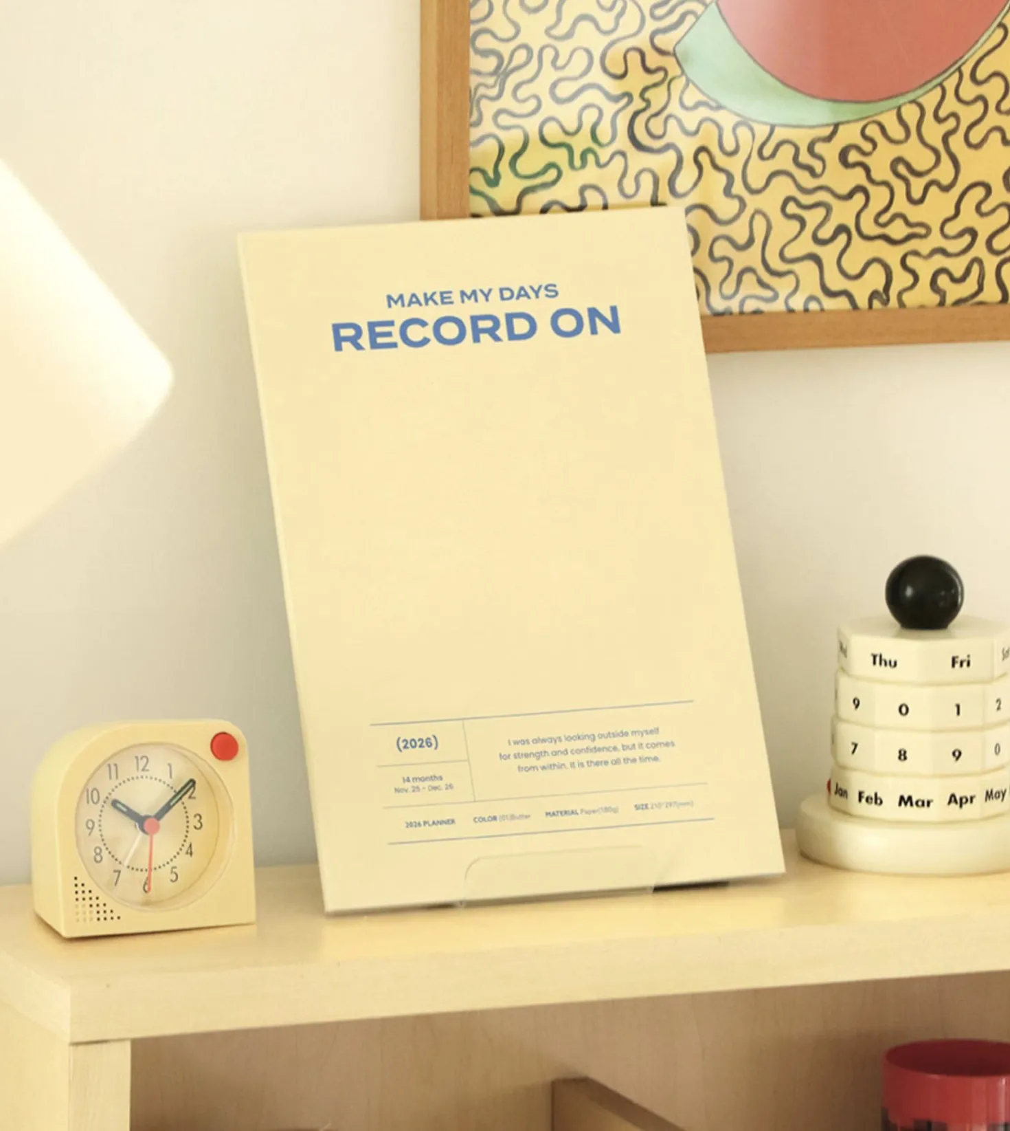 2026 Record On A4 Monthly Planner