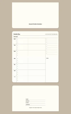 Remind Slim Semi Year Weekly Planner