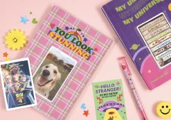 Retro Kitsch Pocket Lined Notebook