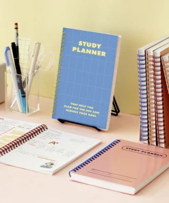 Retro Spiral Study Planner