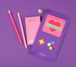 Retro Themed Slim Pouch