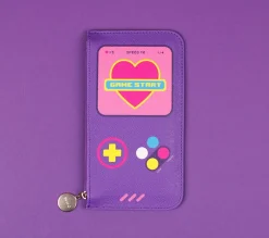 Retro Themed Slim Pouch