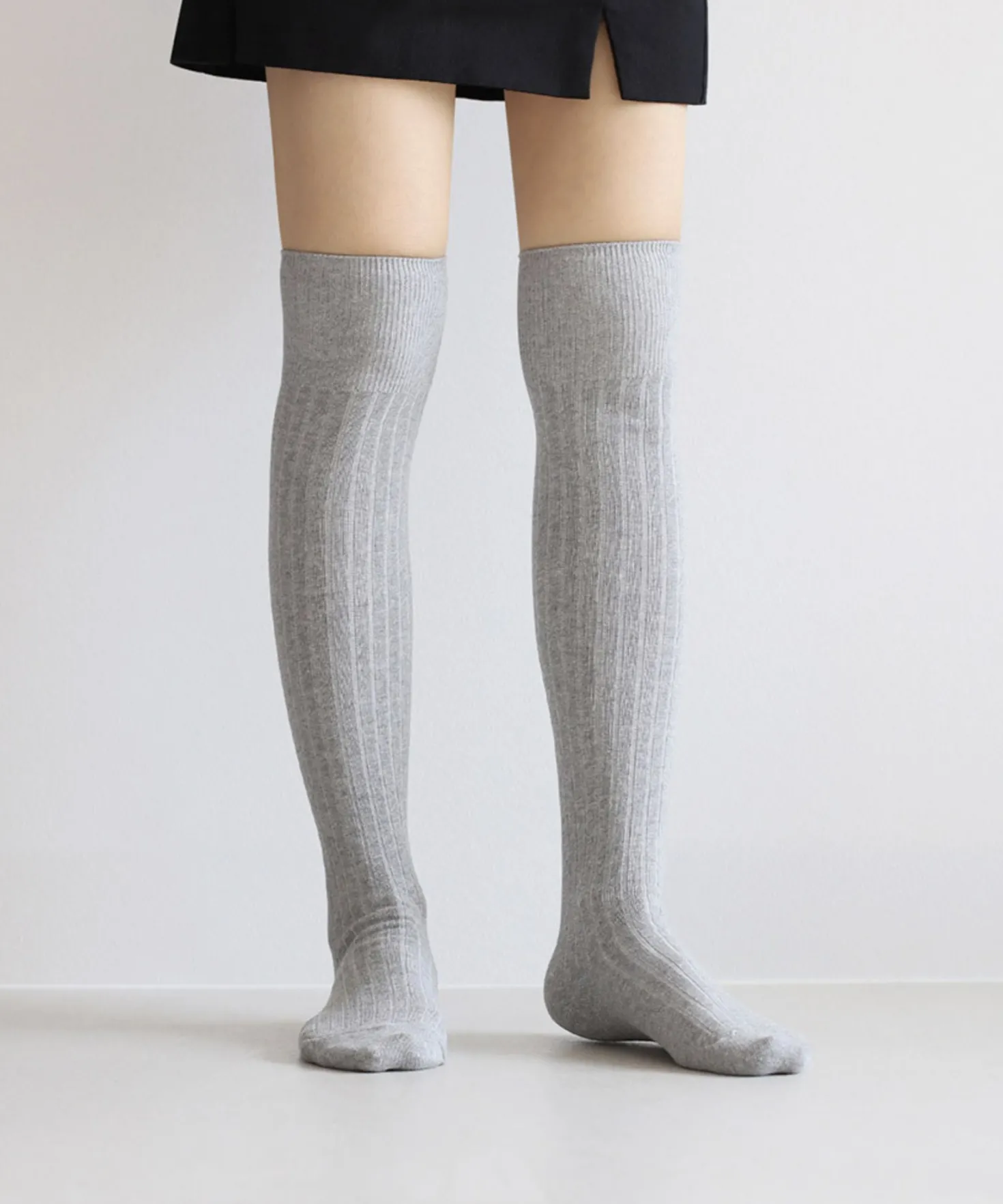 Ribbed Over The Knee Women Socks