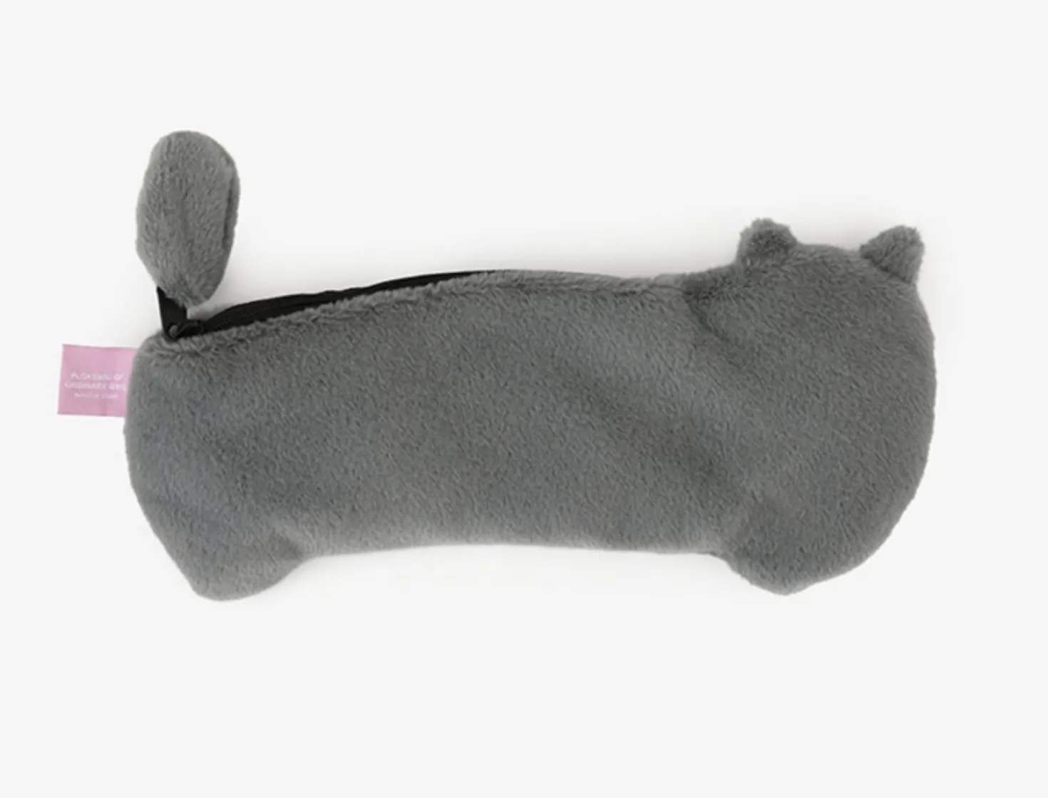 Ribbon Cat Fluffy Pen Pouch