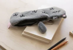 Ribbon Cat Fluffy Pen Pouch