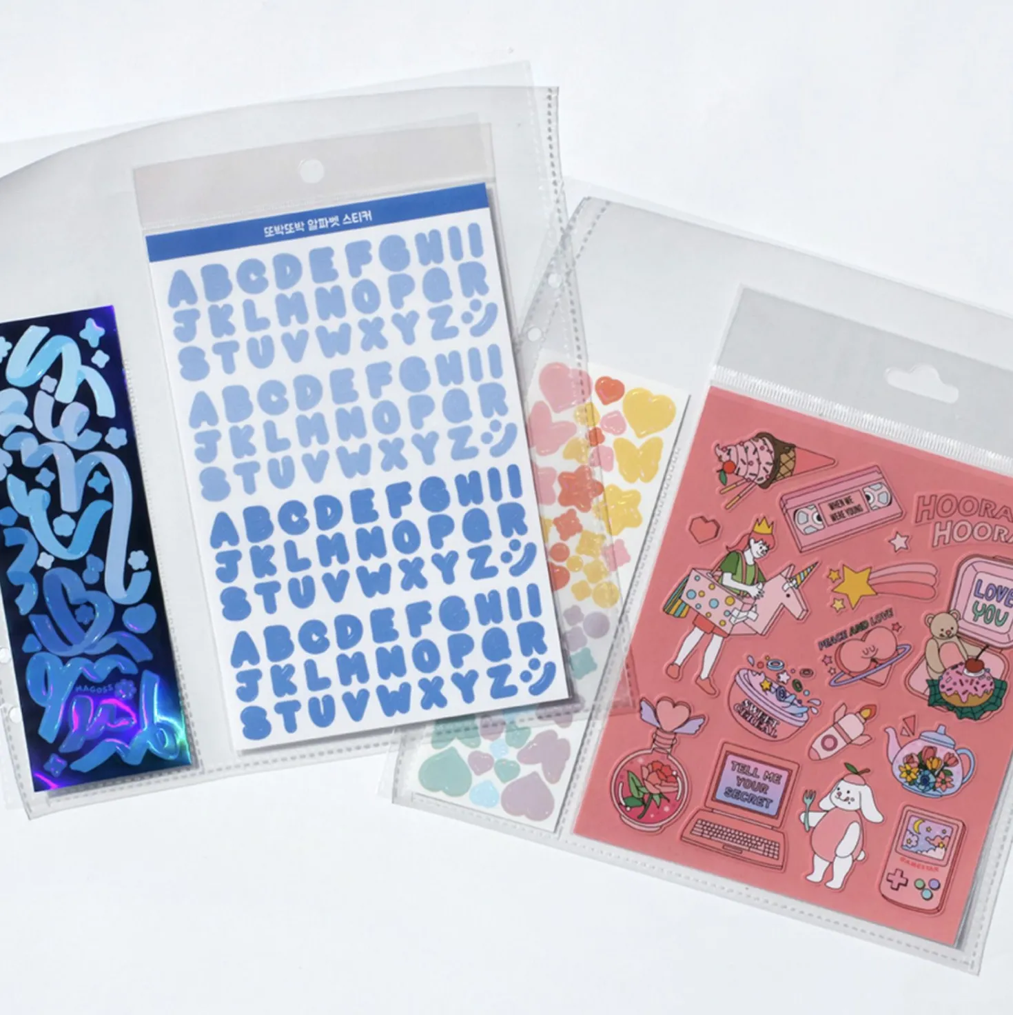 6 Ring A5 Wide Double-sided Pocket Refill