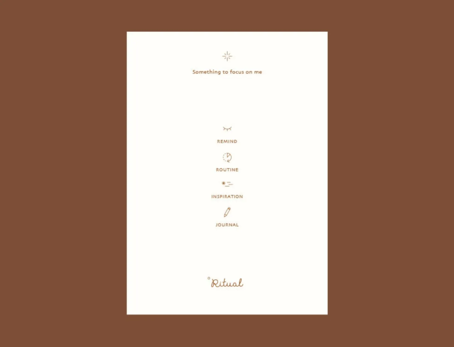 Ritual Weekly Journal