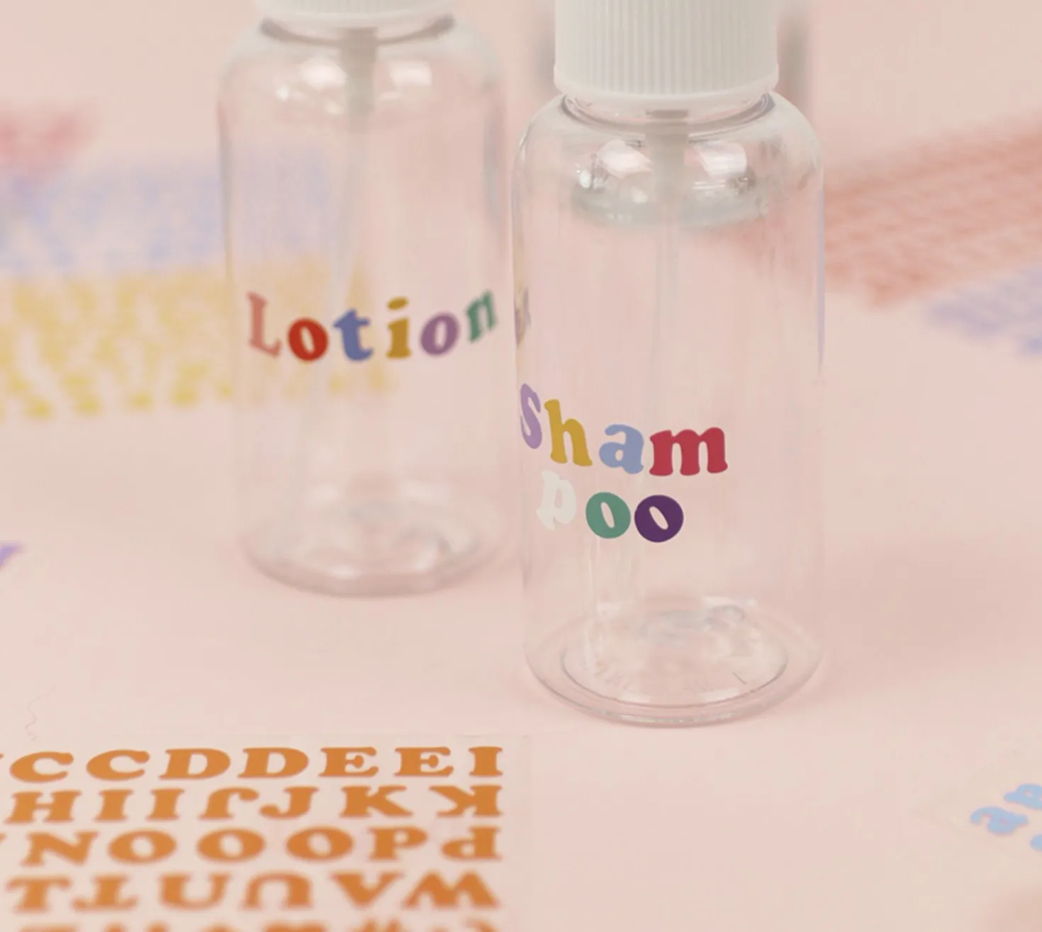 Roly Poly Alphabet Removable Sticker