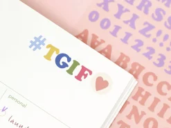Roly Poly Alphabet Removable Sticker