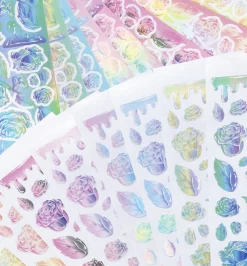 Rose Gradient Hologram Slim Sticker