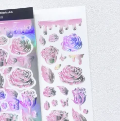 Rose Gradient Hologram Slim Sticker