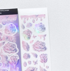 Rose Gradient Hologram Slim Sticker
