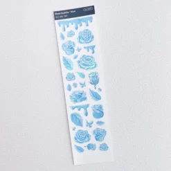 Rose Solid Hologram Slim Sticker