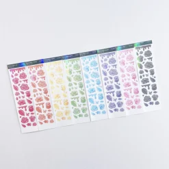 Rose Solid Hologram Slim Sticker