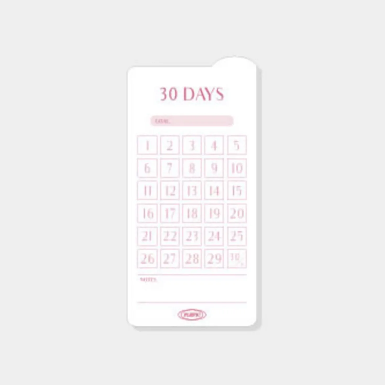 Rounded Edge Index Sticky Note