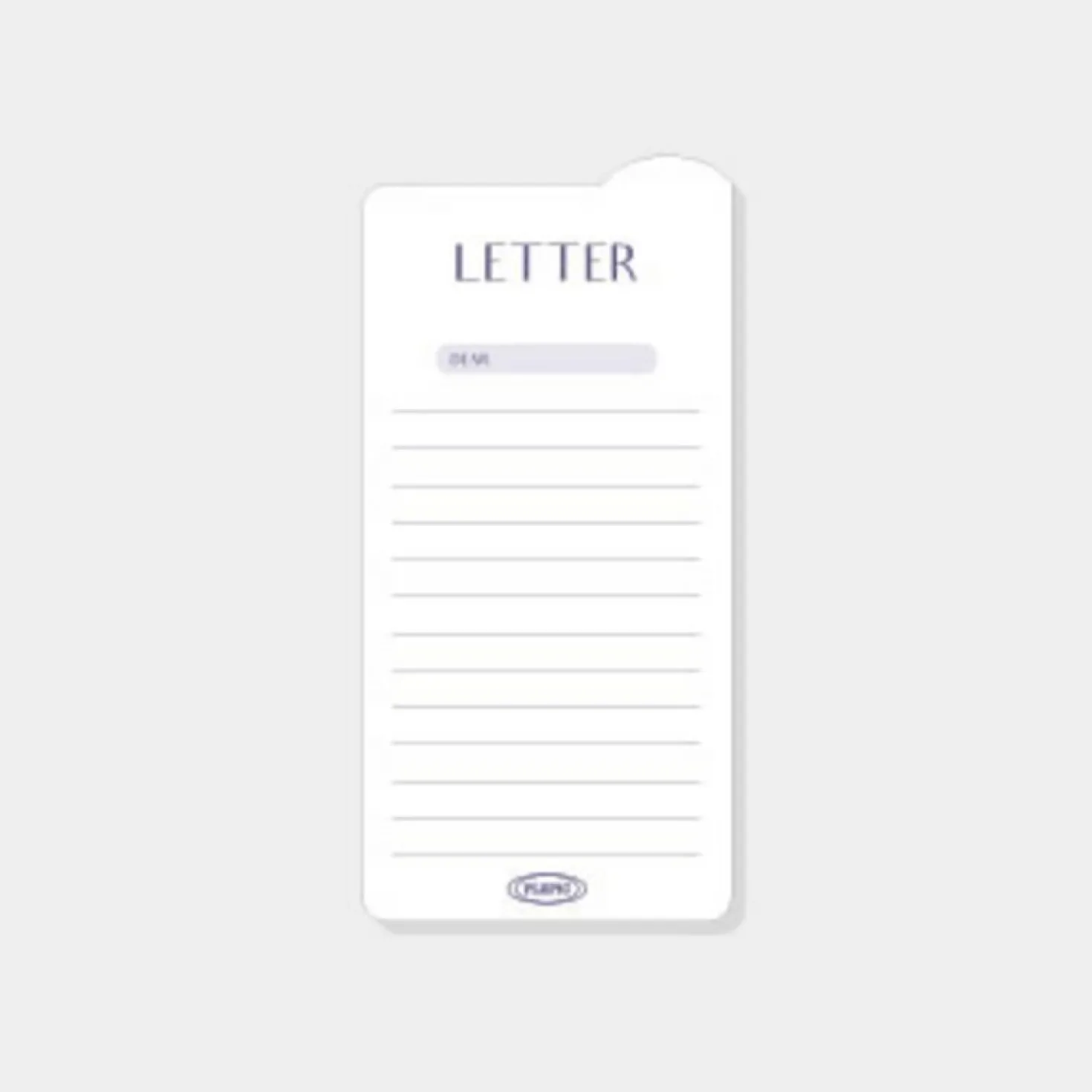 Rounded Edge Index Sticky Note