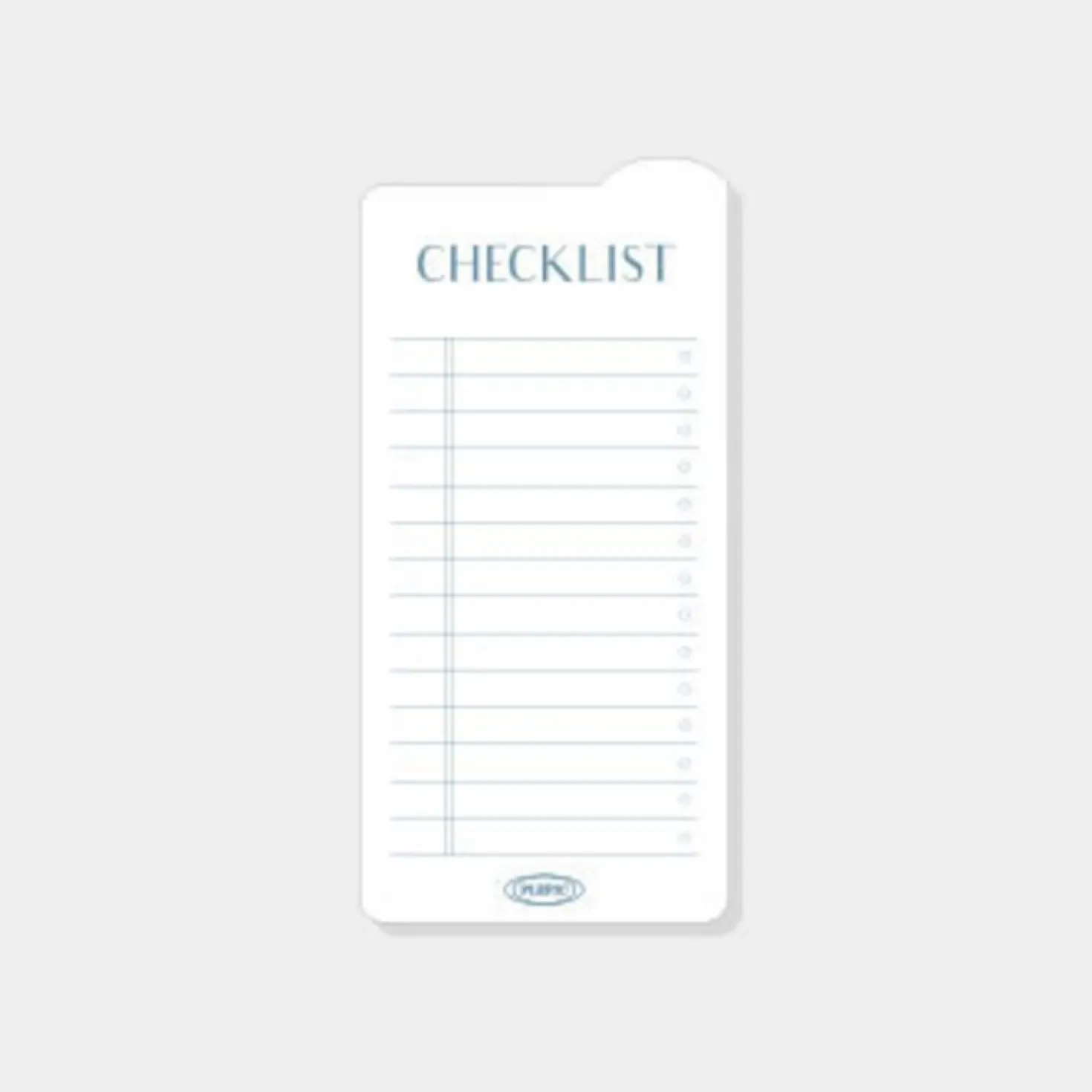 Rounded Edge Index Sticky Note