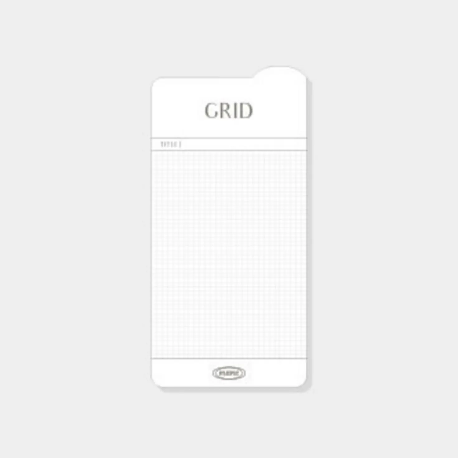 Rounded Edge Index Sticky Note