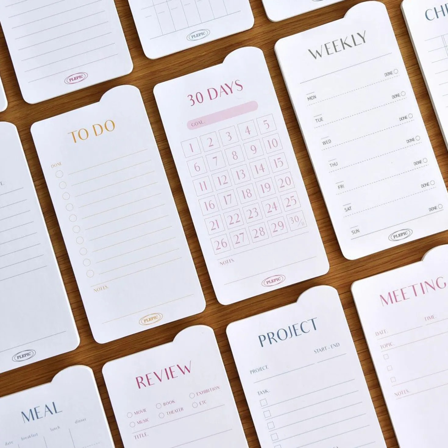 Rounded Edge Index Sticky Note