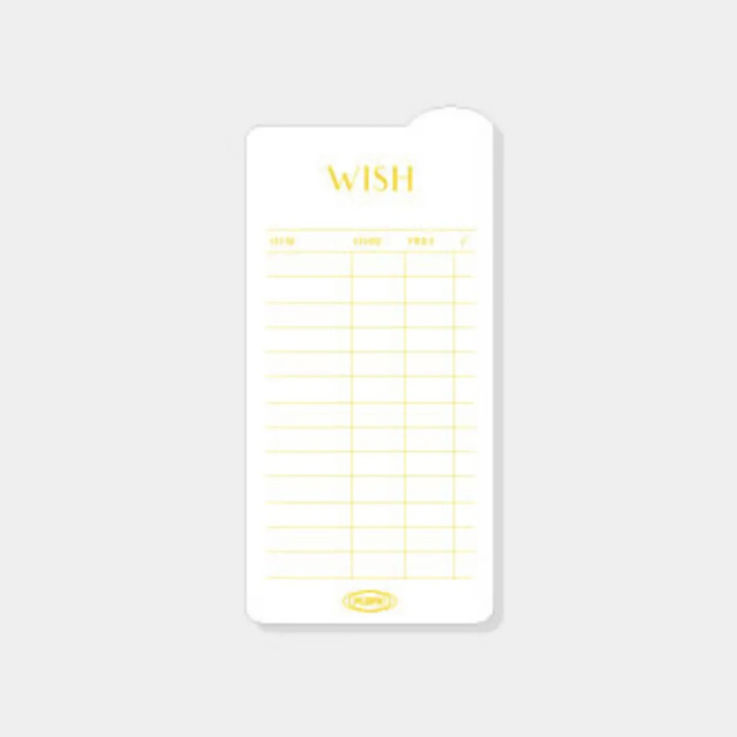 Rounded Edge Index Sticky Note