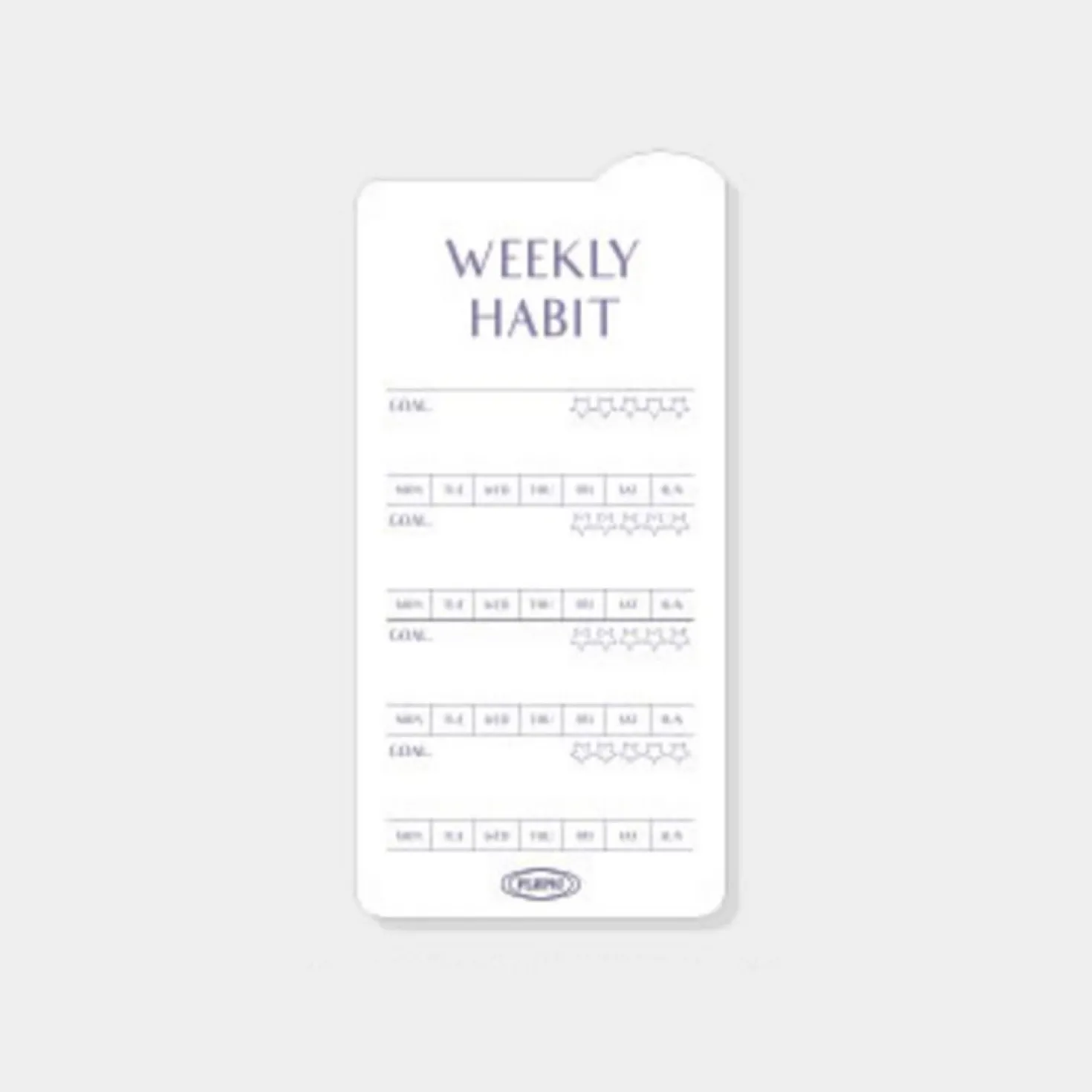 Rounded Edge Index Sticky Note
