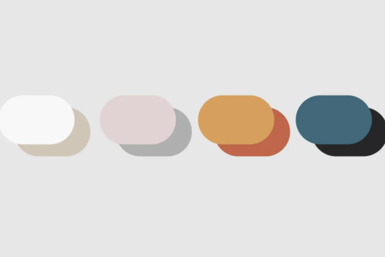 Round Two Tone Color Placemat