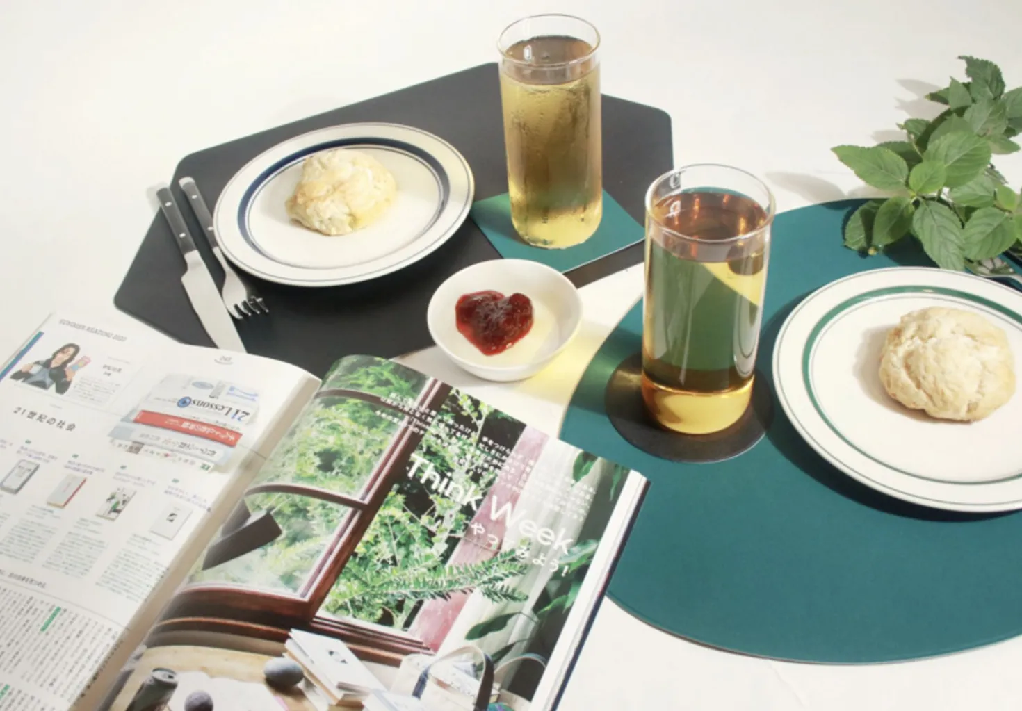 Round Two Tone Color Placemat