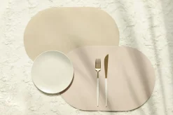 Round Two Tone Color Placemat