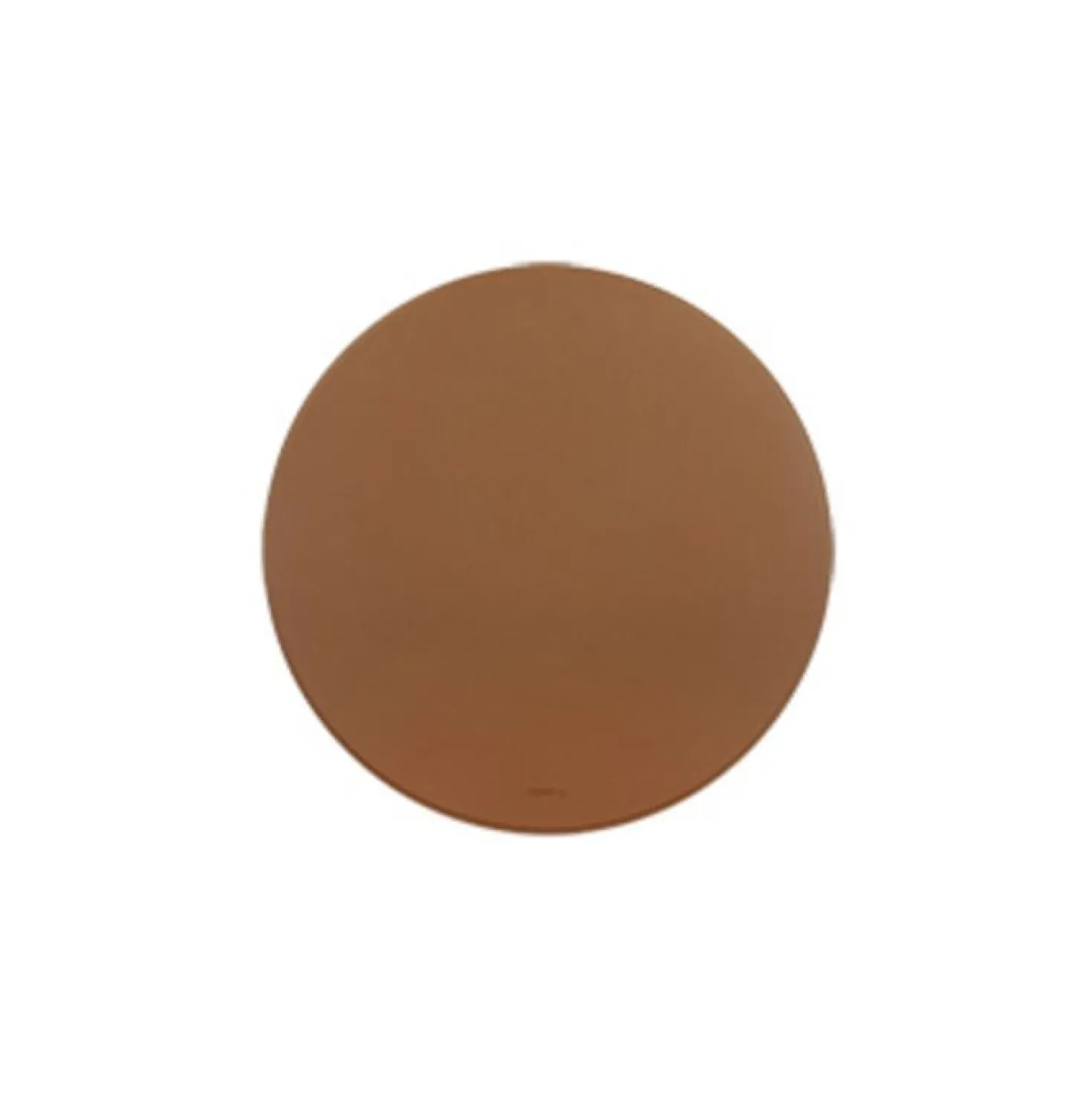 Round Vegan Leather Mouse Pad
