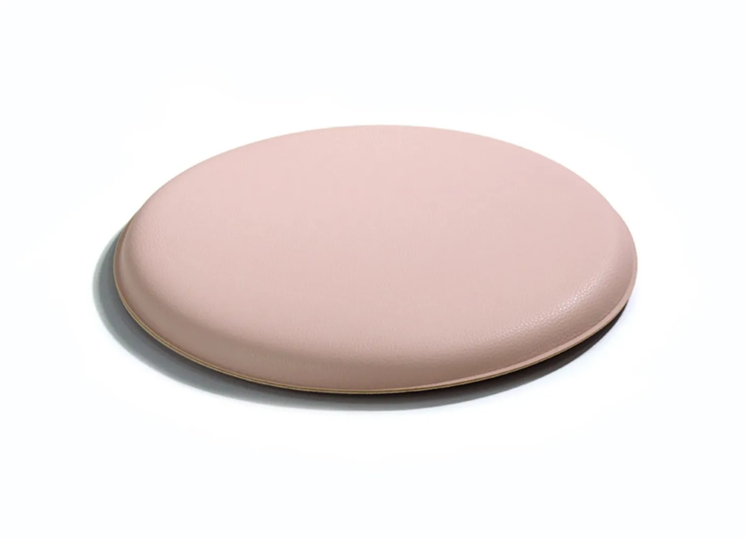 Round Vegan Leather Sitting Cushion