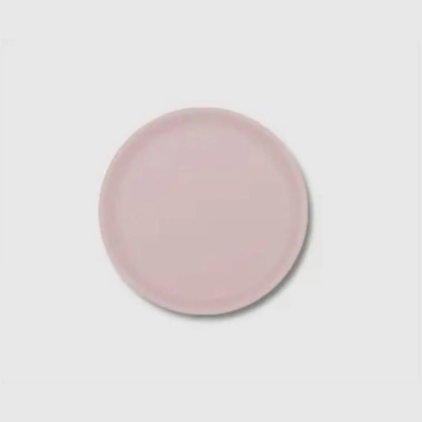 Round Vegan Leather Tea Coaster