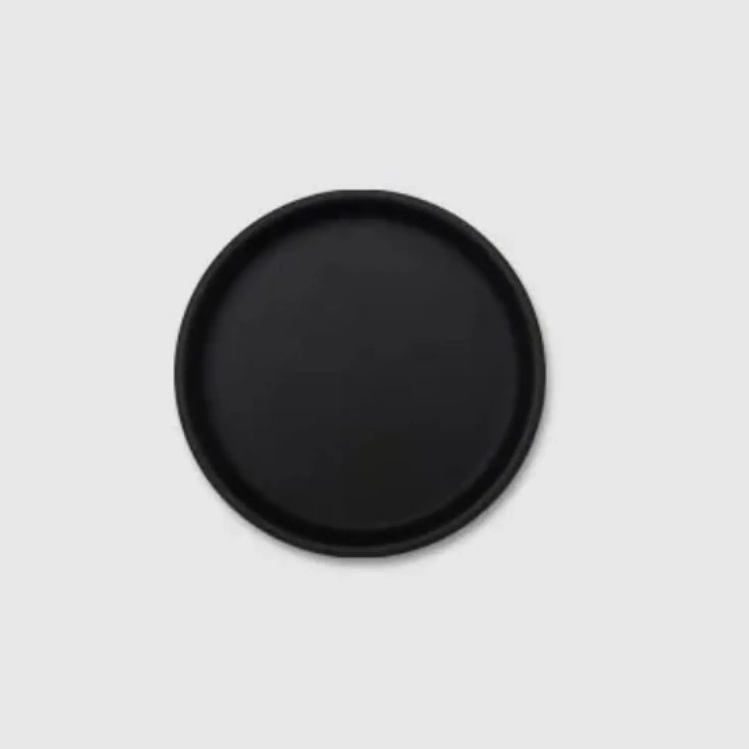 Round Vegan Leather Tea Coaster