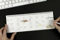 3-Row Desk Weekly Scheduler