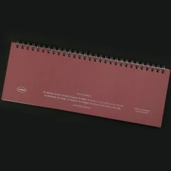 3-Row Desk Weekly Scheduler